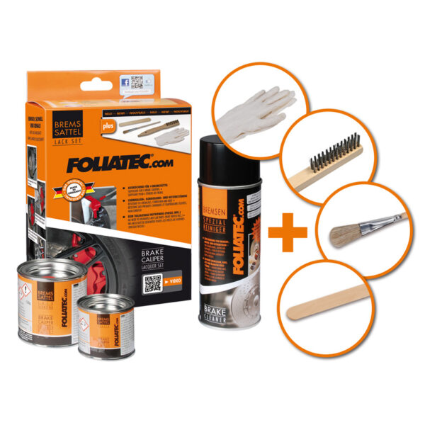 Foliatec Remklauwlakset - racing rosso - 3 Componenten (RAL 3002) - Afbeelding 3