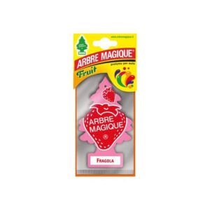 Arbre Magique luchtverfrisser 12 x 7 cm Fragola rood/roze