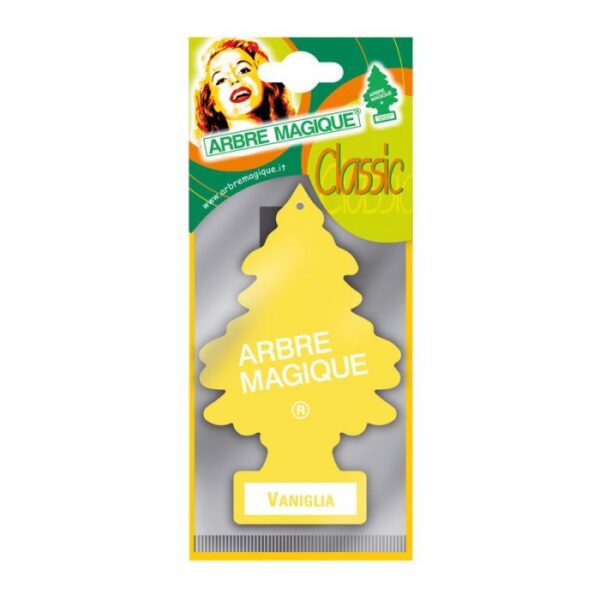 Arbre Magique luchtverfrisser 12 cm Vanille geel