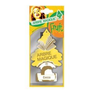 Arbre Magique luchtverfrisser 12 x 7 cm Cocos geel/bruin