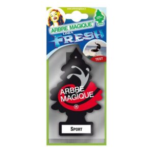 Arbre Magique luchtverfrisser 12 x 7 cm Sport zwart