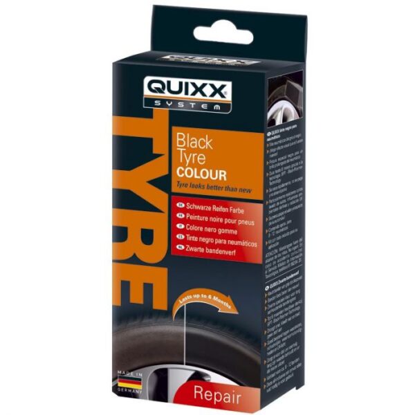 Quixx Black Tyre Colour / Bandenzwart 75mL - Afbeelding 2