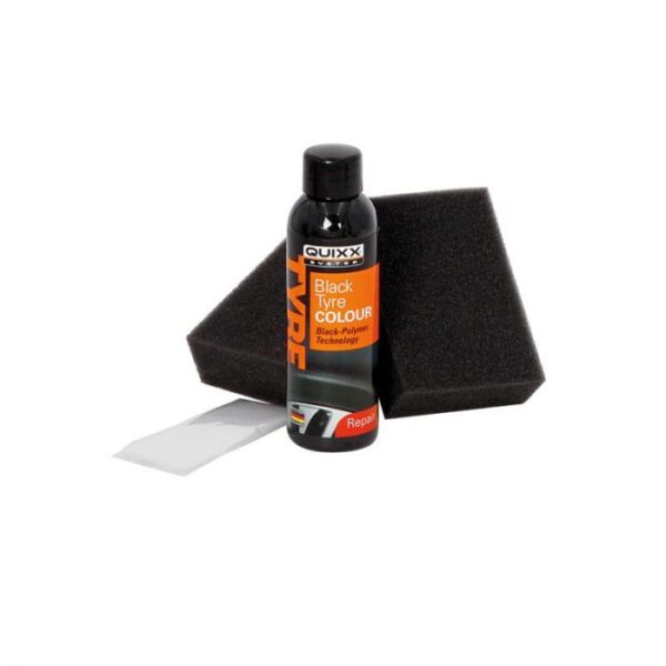 Quixx Black Tyre Colour / Bandenzwart 75mL - Afbeelding 3